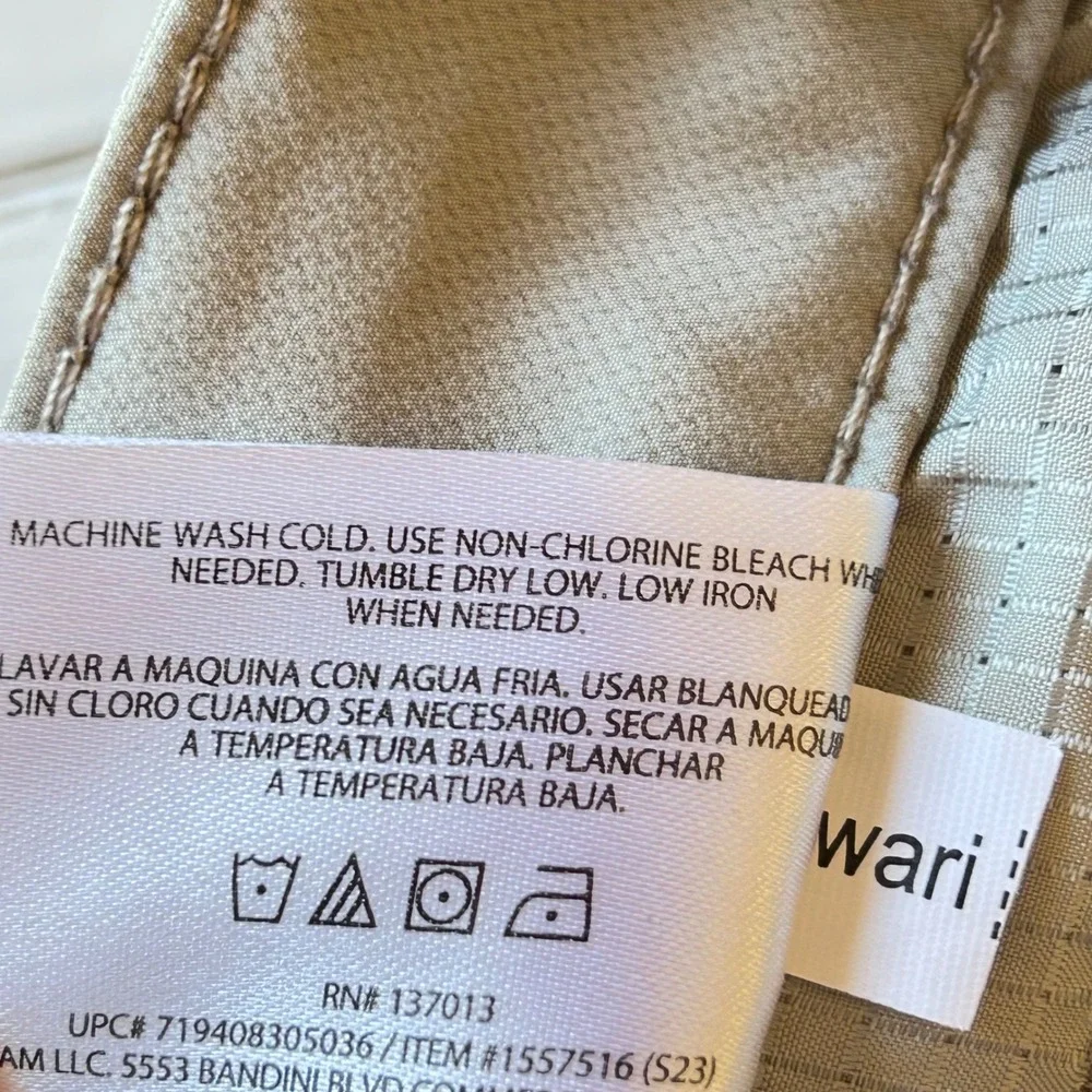 Banana‎ Republic Wari Tech Pants Mens 32x29 Light Khaki Tan Performance Trousers